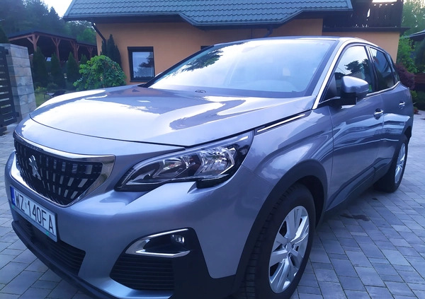 Peugeot 3008 cena 70999 przebieg: 160000, rok produkcji 2020 z Białobrzegi małe 742